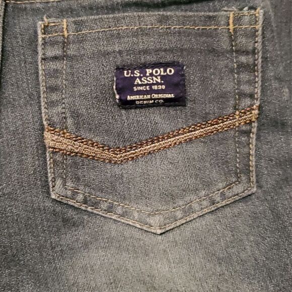 US Polo Assn. Girl's Straight Fit Jeans size 7 - Picture 7 of 9